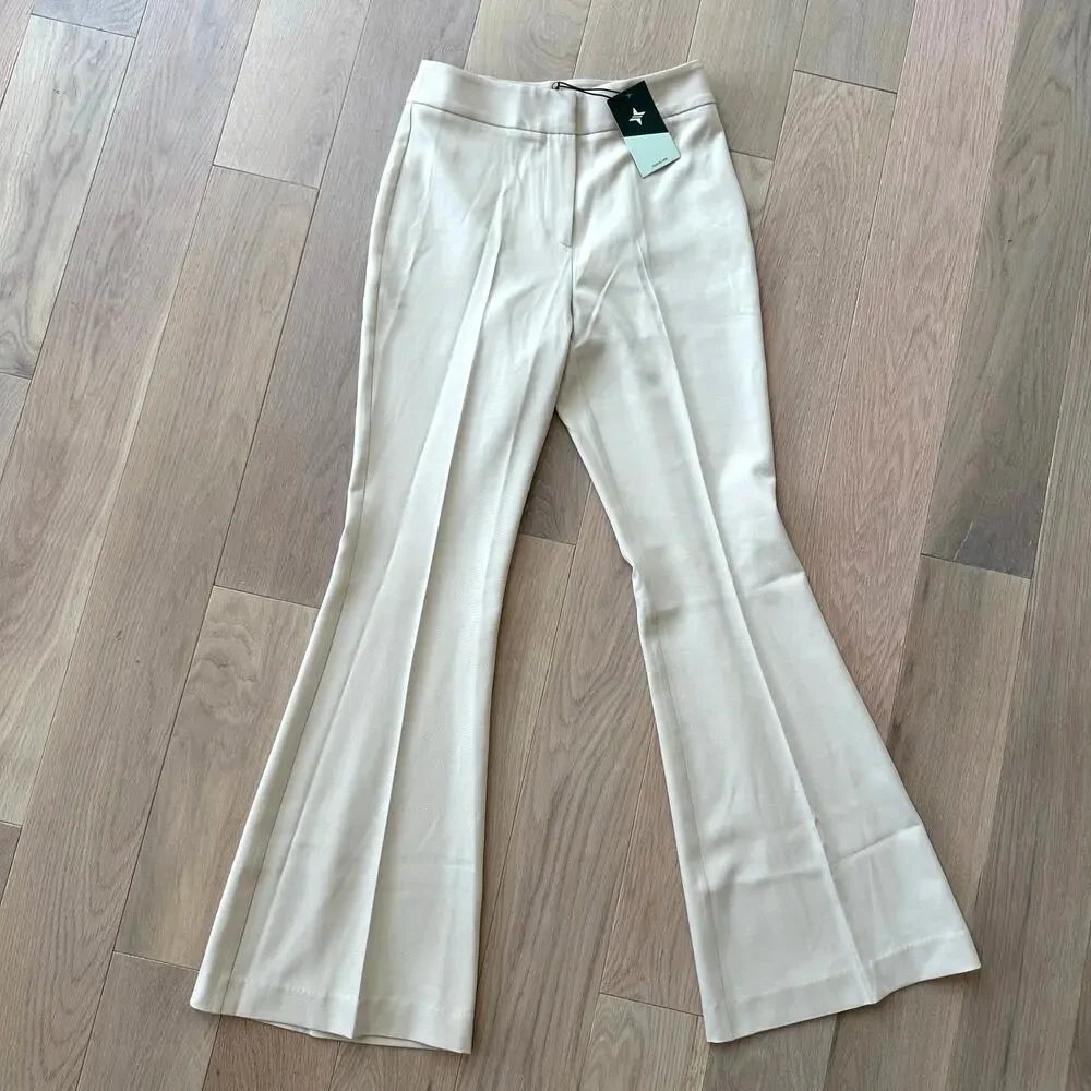 Tuckernuck Paige Stone Trouser Pants – Women’s Size 2, NWT - Picture 2 of 7